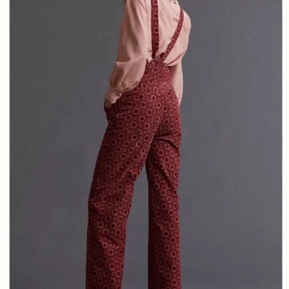 NWOT Pilcro Relaxed Corduroy Overalls - Picture 3 of 4